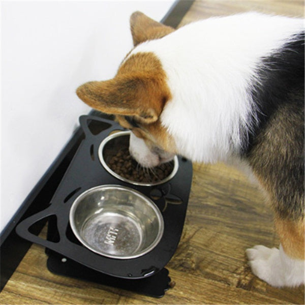 Cat Dog Feeding Water Bowl